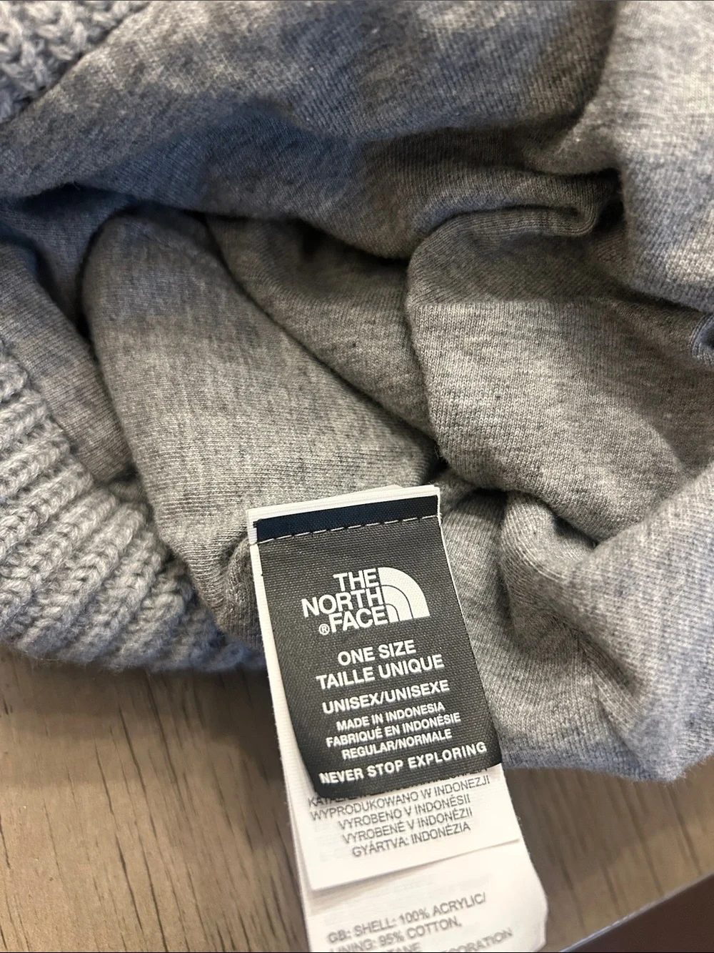 The North Face Logo Box Cuff Beanie